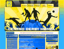 Tablet Screenshot of derbymonza.it